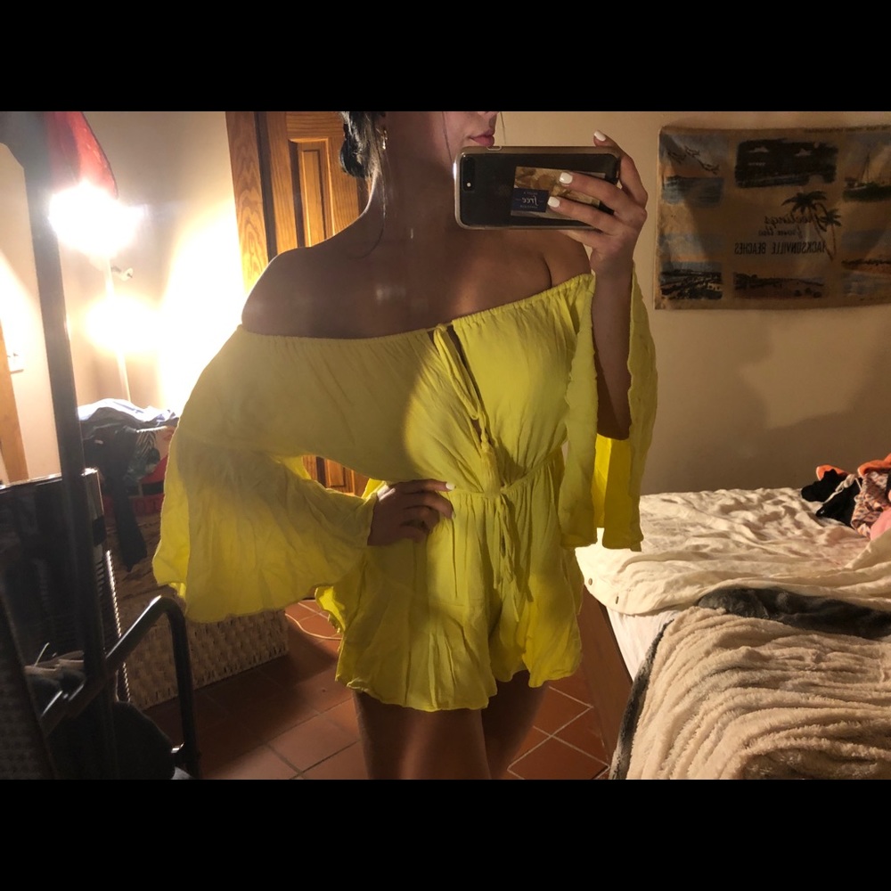 Yellow romper